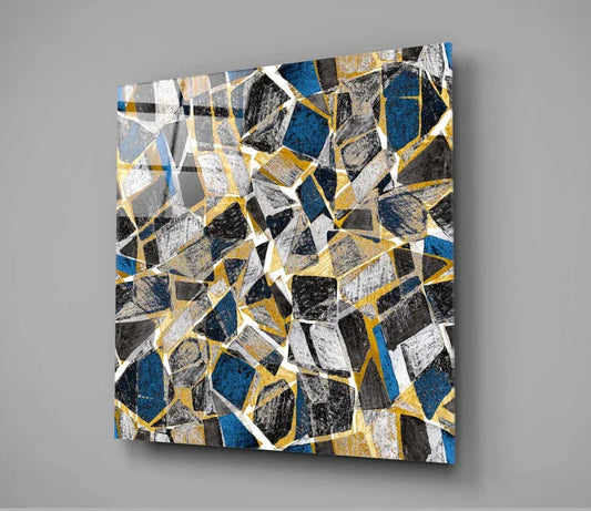 Alternative Honeycomb Glass Wall Art - LUXARTDECO