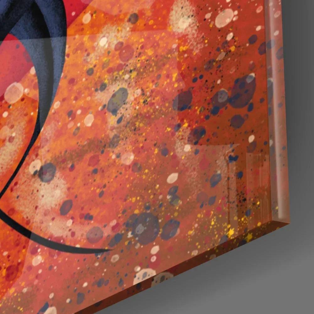 Dance of Shadows Glass Wall Art - LUXARTDECO