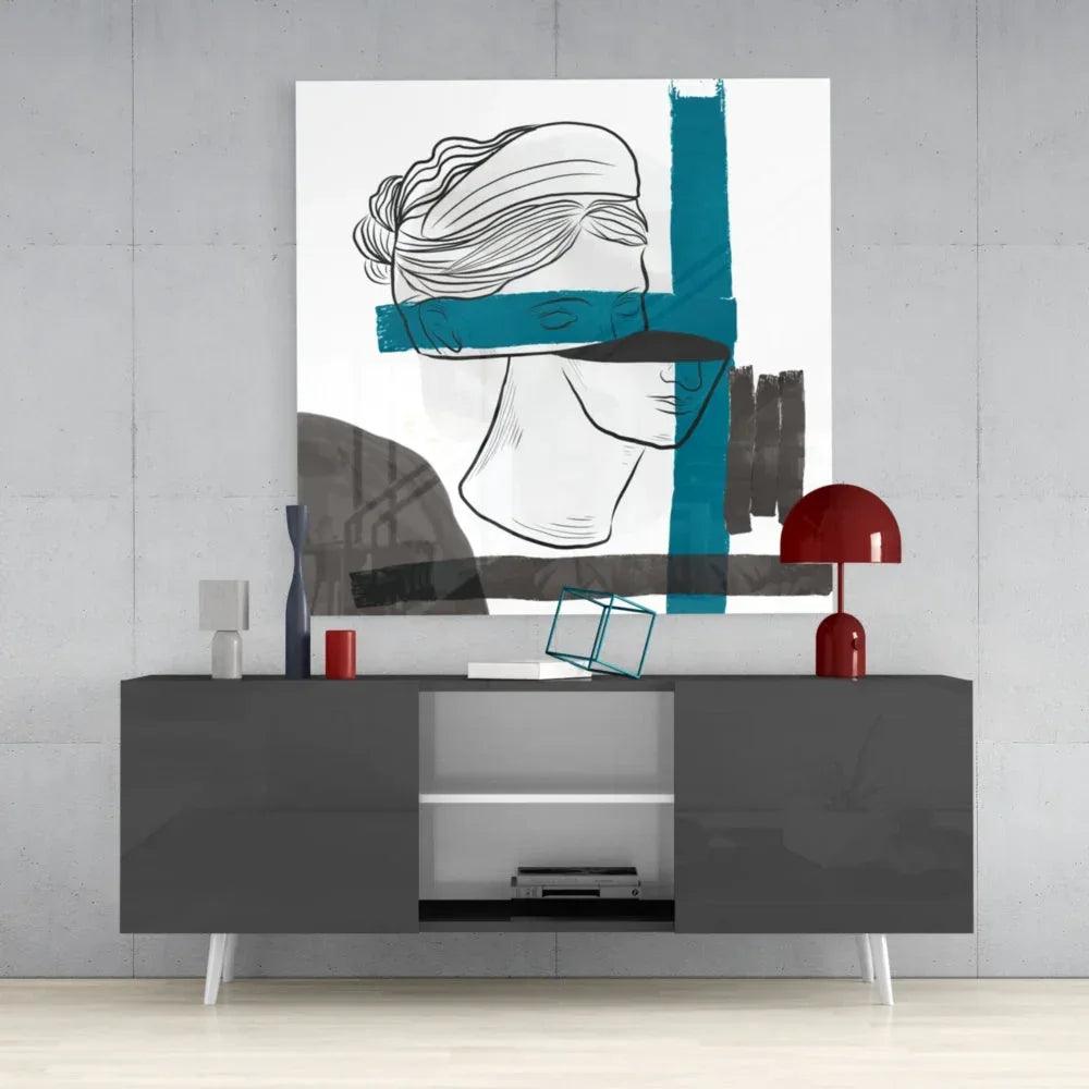 Abstract Glass Wall Art - LUXARTDECO