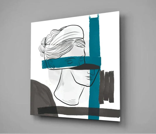 Abstract Glass Wall Art - LUXARTDECO