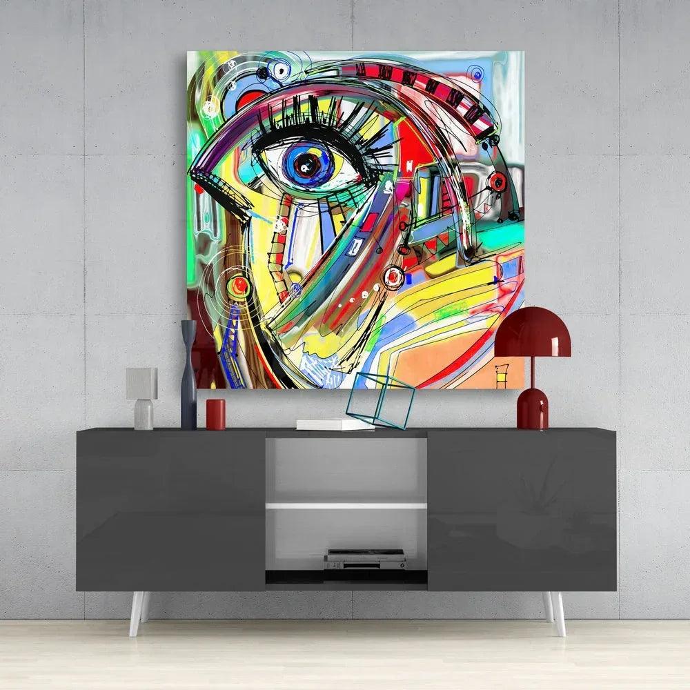 Abstract Glass Wall Art - LUXARTDECO