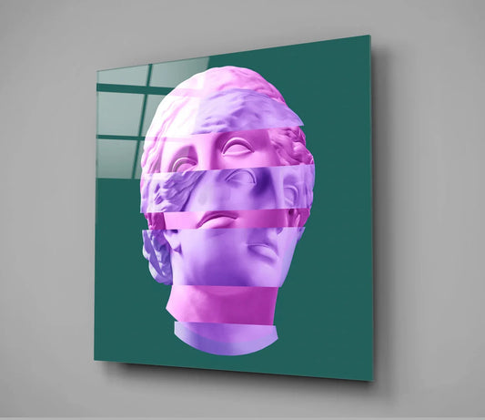 Sculpture Glass Wall Art - LUXARTDECO