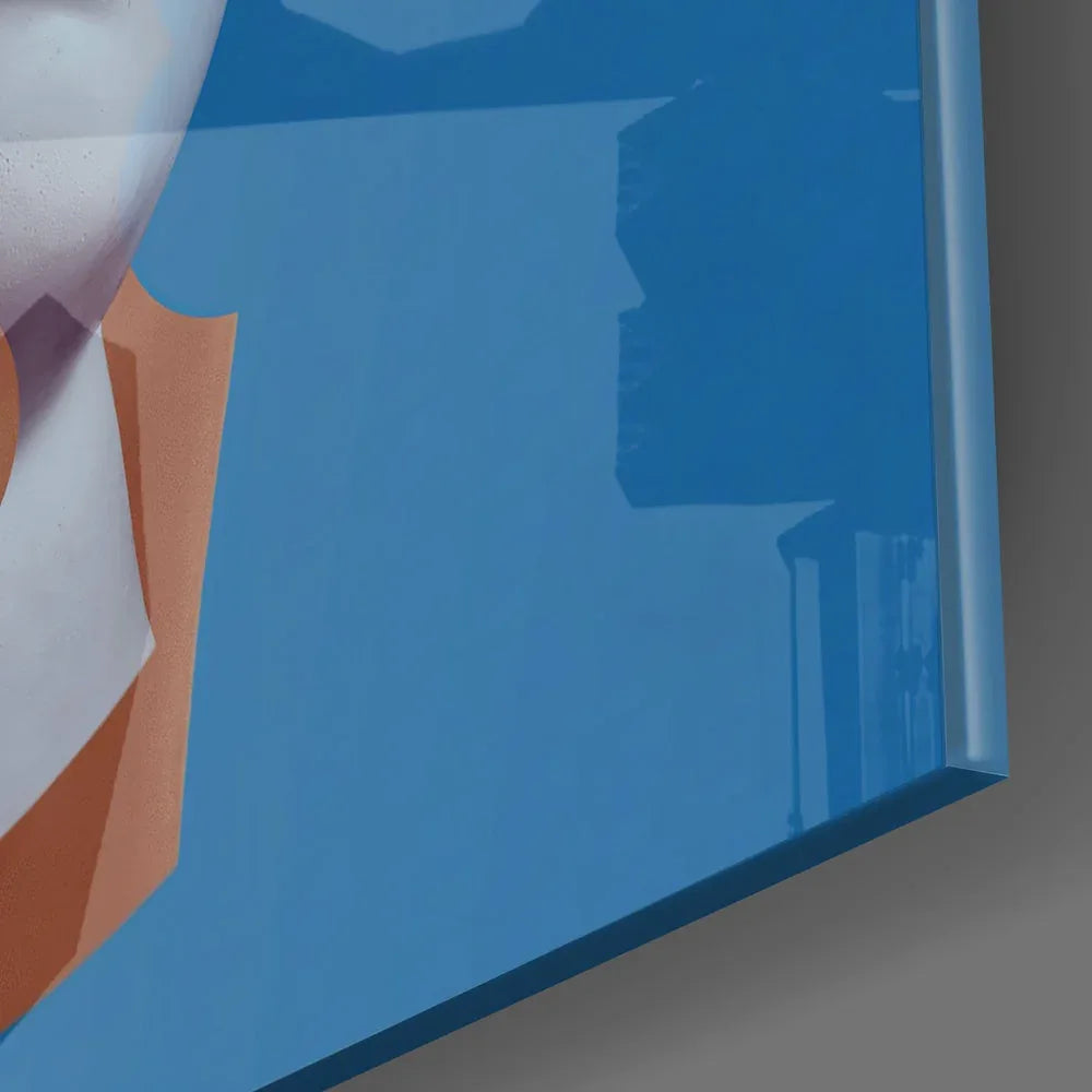 Sculpture Glass Wall Art - LUXARTDECO