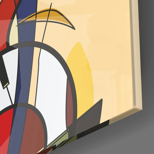 Alfred Gockel Wild Party Glass Wall Art - LUXARTDECO