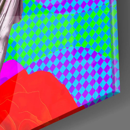 Sculpture Glass Wall Art - LUXARTDECO