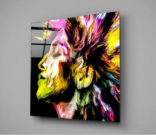 Thought Generation Glass Wall Art - LUXARTDECO