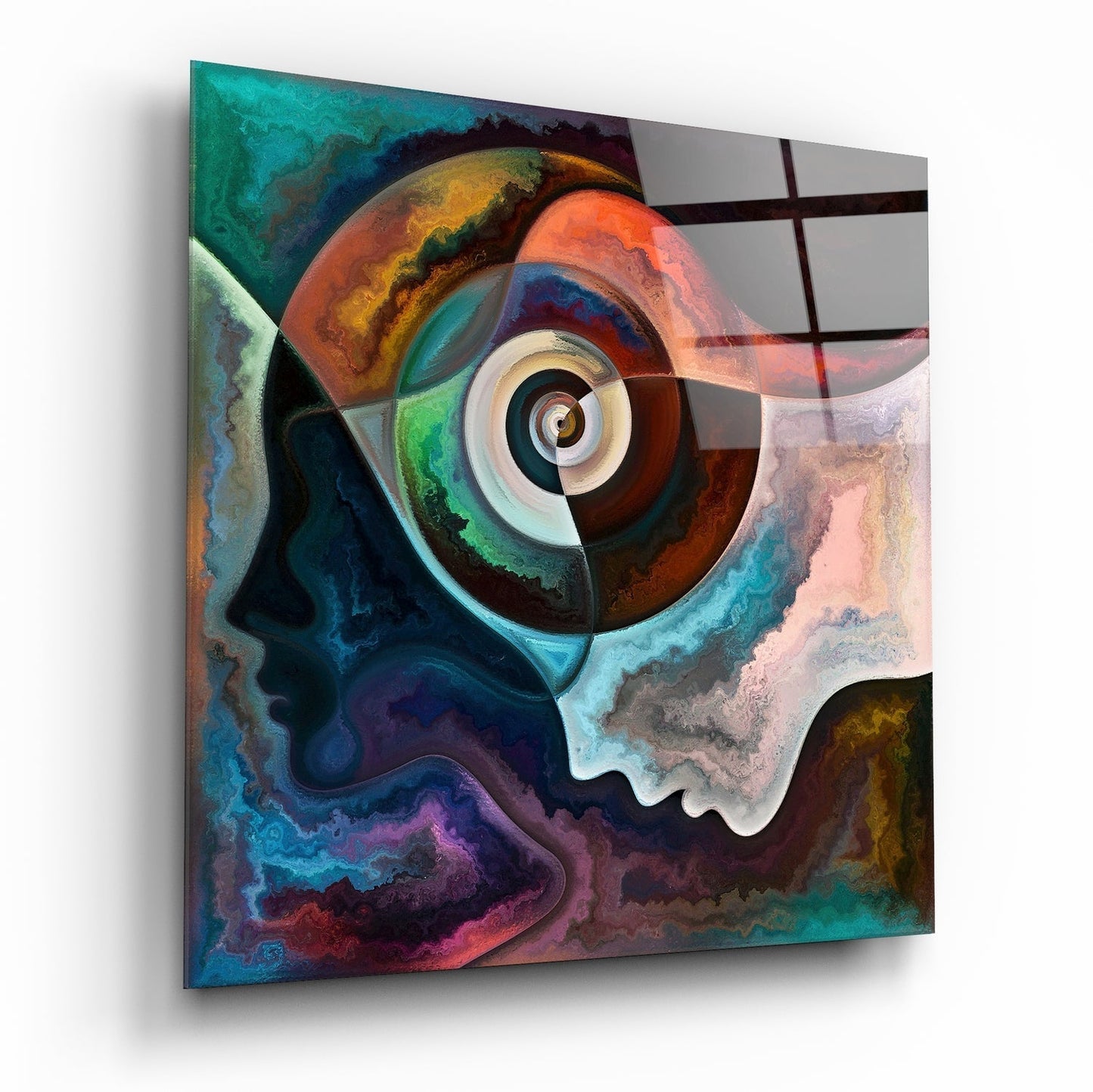 Meditation Glass Wall Art | Insigne Art Design