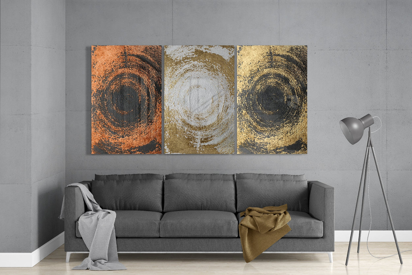 Yellow Touch Glass Art