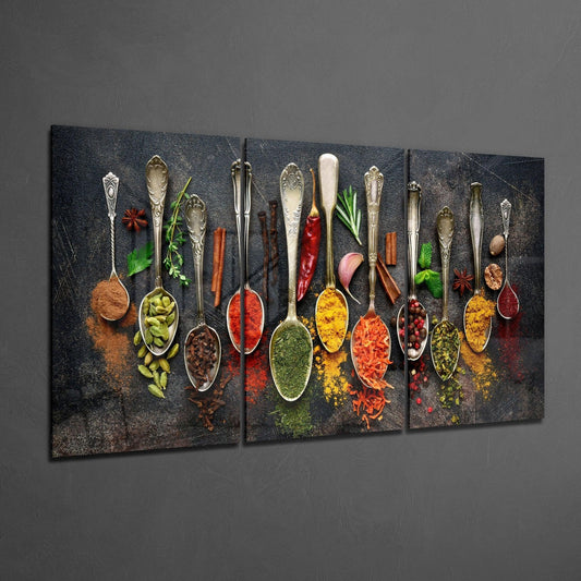 Spices Glass Art - LUXARTDECO