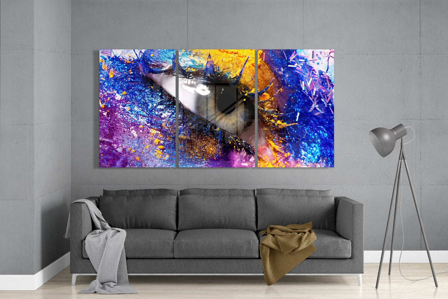 Eyelash Glass Art
