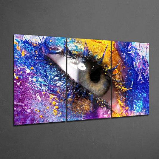 Eyelash Glass Art - LUXARTDECO