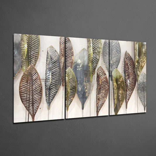 Leaves Glass Art - LUXARTDECO