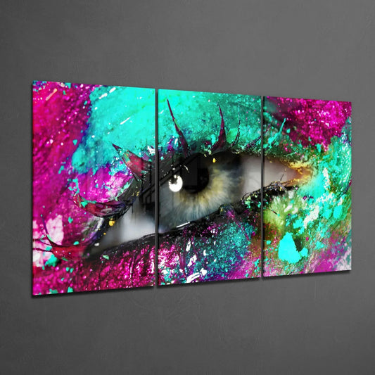 Eyelash Glass Art - LUXARTDECO