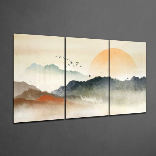 Sunset Glass Art - LUXARTDECO