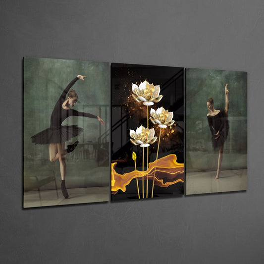 Ballerina Glass Art