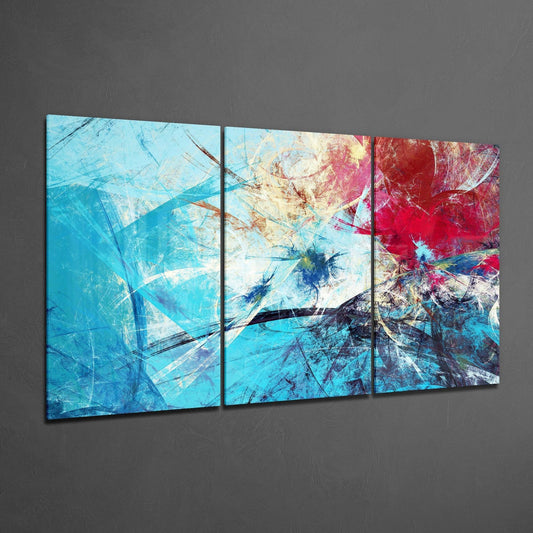 Blue Glass Art - LUXARTDECO