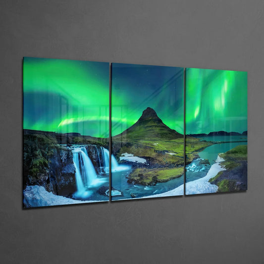 Northern Lights - Aurora Glass Art - LUXARTDECO