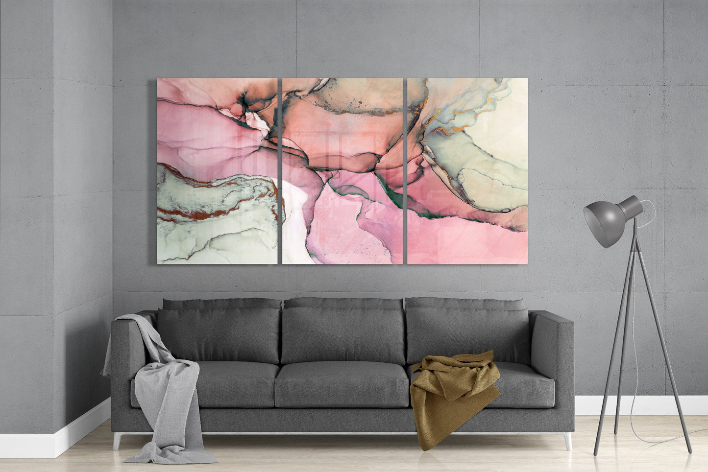 Pink Glass Art