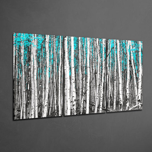 Green Forest Glass Art