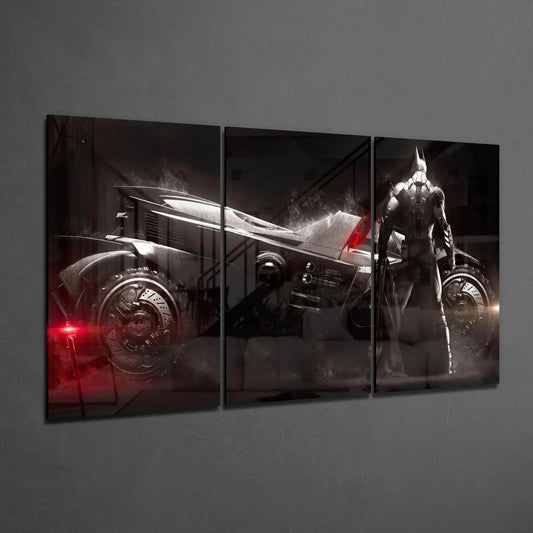 Batmobil Glass Art - LUXARTDECO