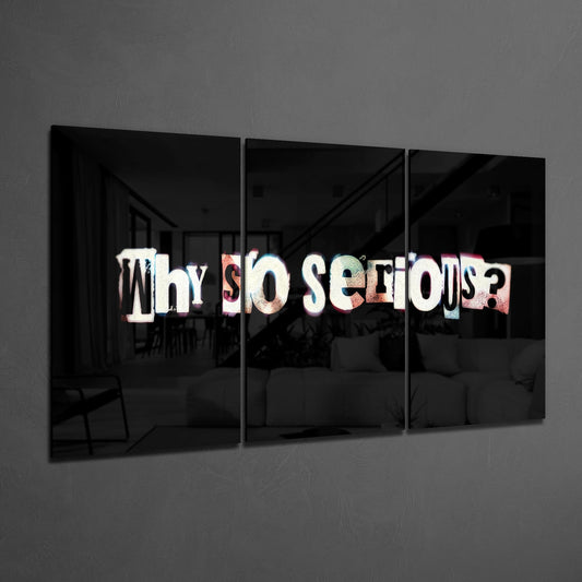 Why İs This Seriousness? Glass Art