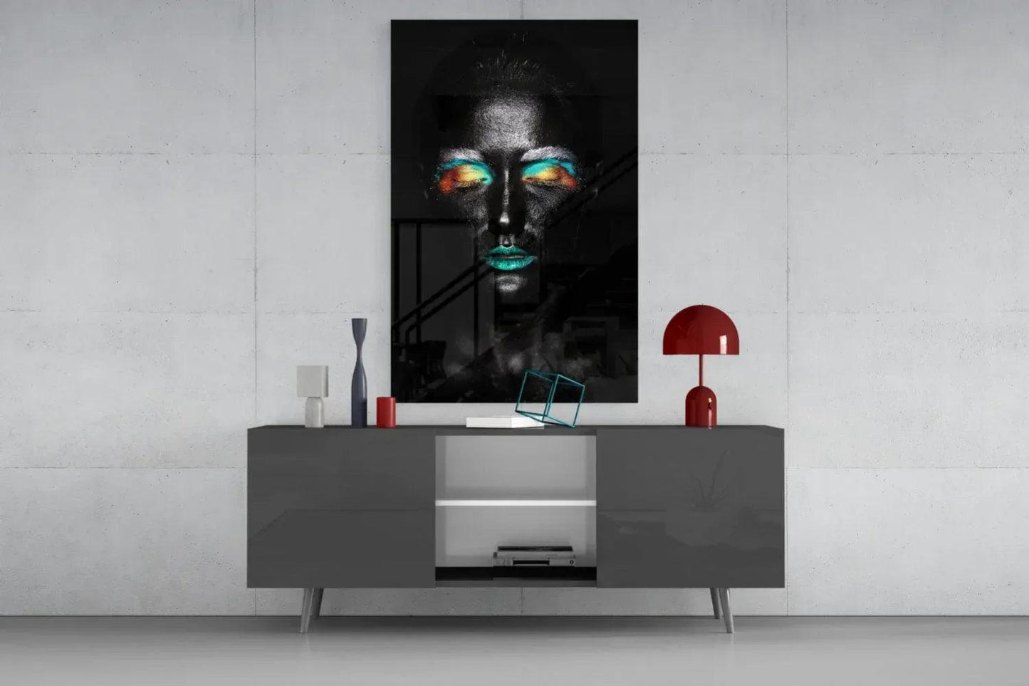 Woman Glass Wall Art - LUXARTDECO