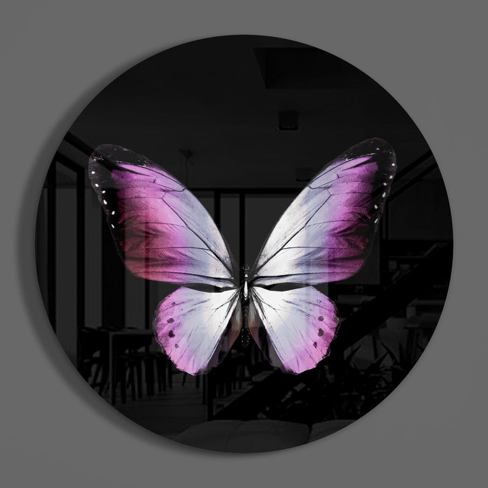 Butterfly Glass Wall Art