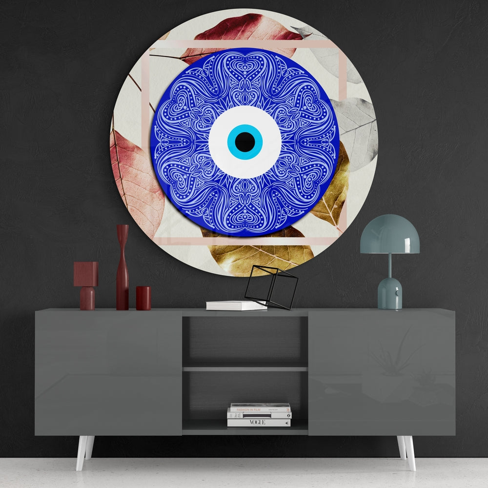 Evil Eye Bead Glass Wall Art