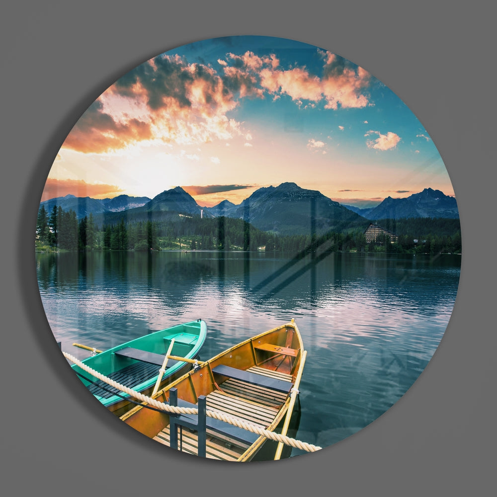 Kayak Glass Wall Art