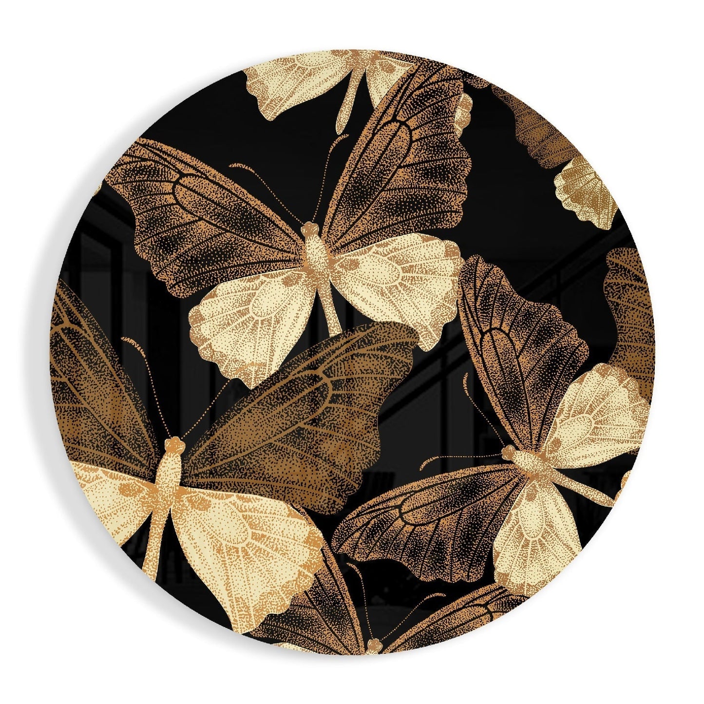 Butterflies Glass Wall Art