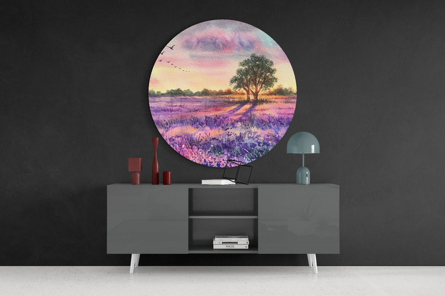 Tranquility Glass Wall Art