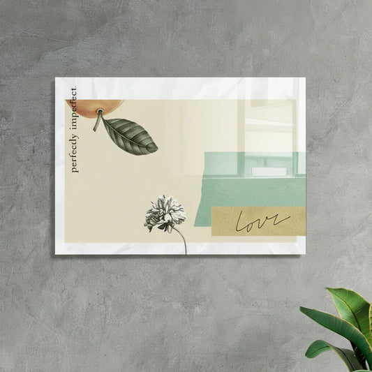 Love Glas Wall Art - LUXARTDECO
