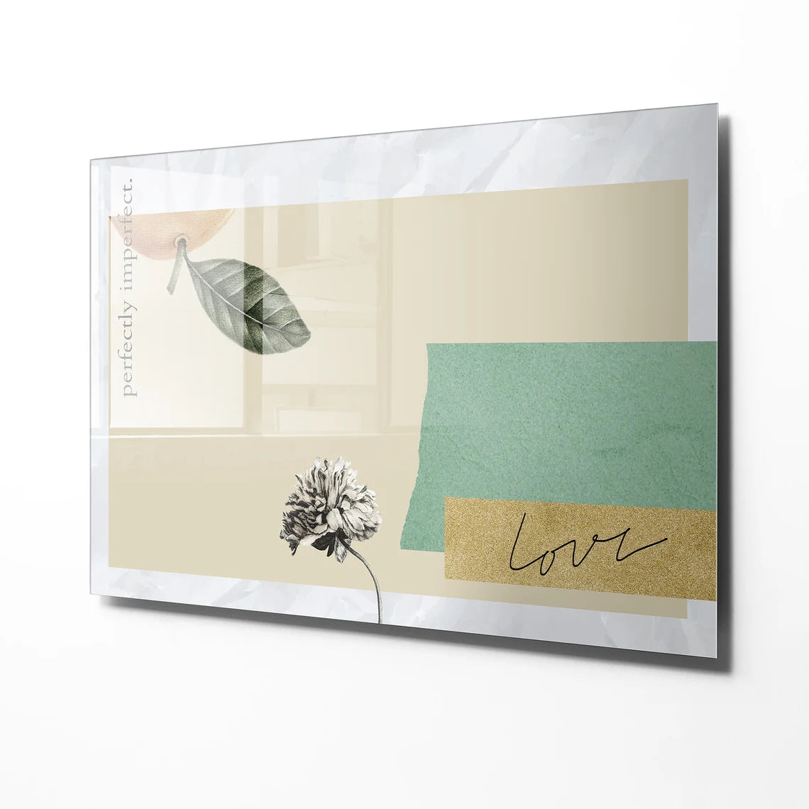 Décoration murale en verre Magnolia
