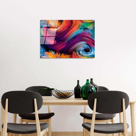 Colorful Glas Wall Art - LUXARTDECO