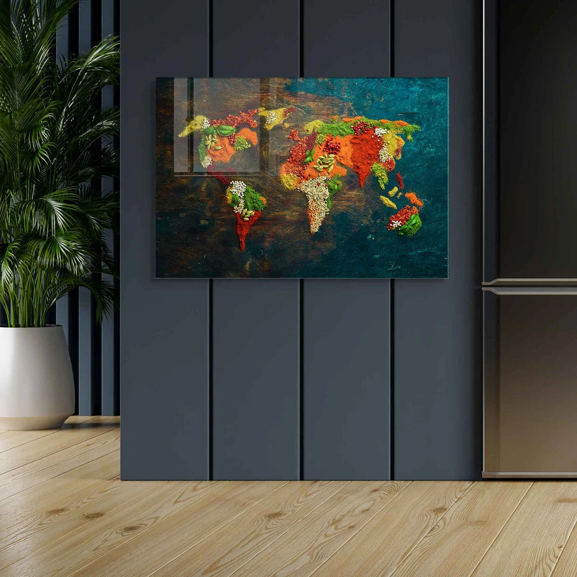 Spices Glass Wall Art