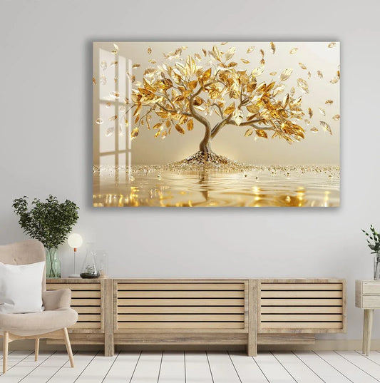 Tree of Life Glass Wall Art - LUXARTDECO