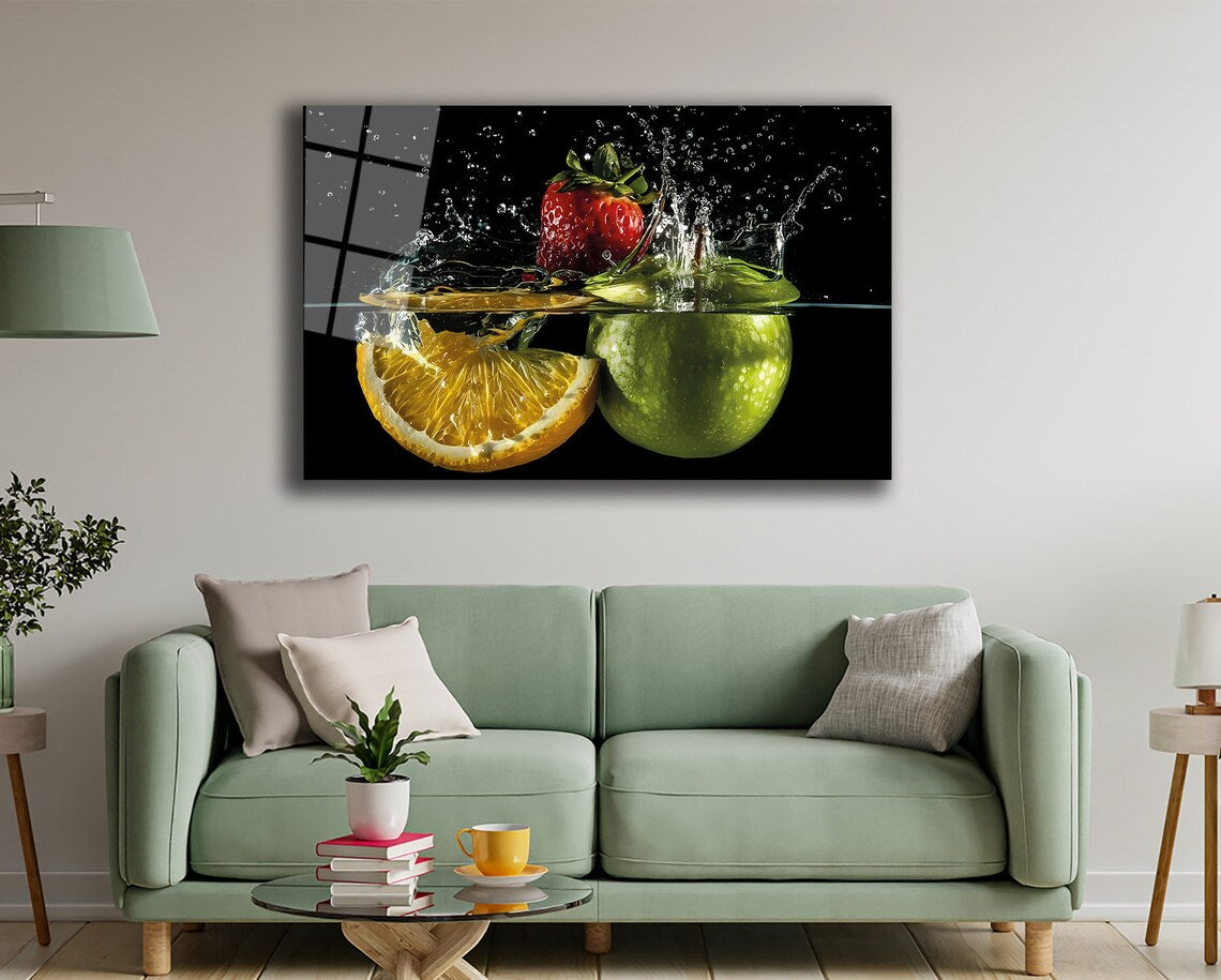 Décoration murale en verre Magnolia