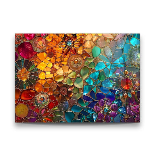 Colorful Glass Wall Art - LUXARTDECO