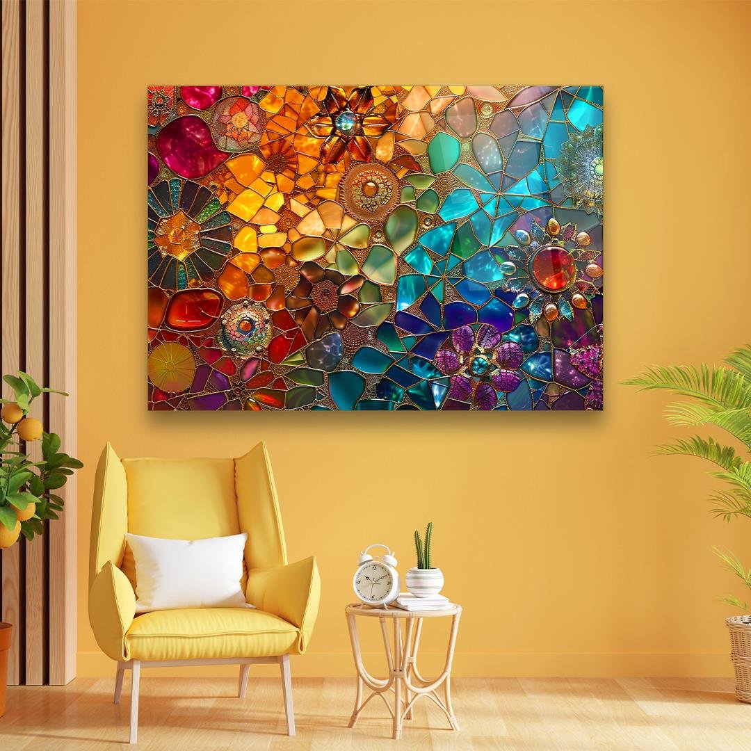 Colorful Glass Wall Art