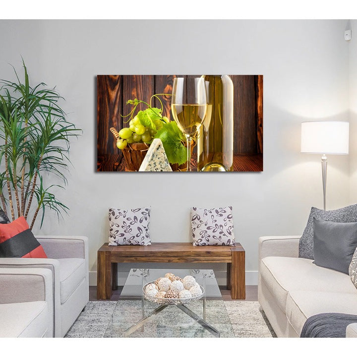 White Vine Glass Wall Art