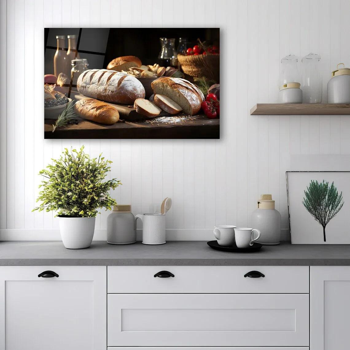 Bread Glass Wall Art - LUXARTDECO