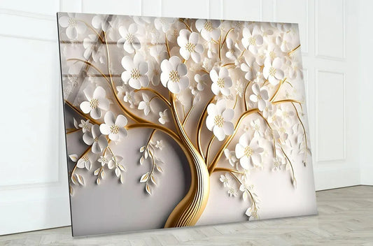 Tree of Life Glass Wall Art - LUXARTDECO