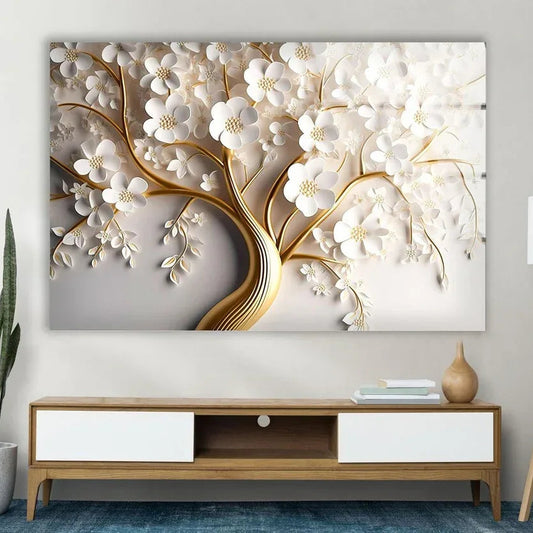 Tree of Life Glass Wall Art - LUXARTDECO