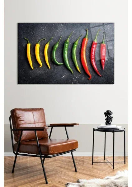 Pepper Glass Wall Art - LUXARTDECO