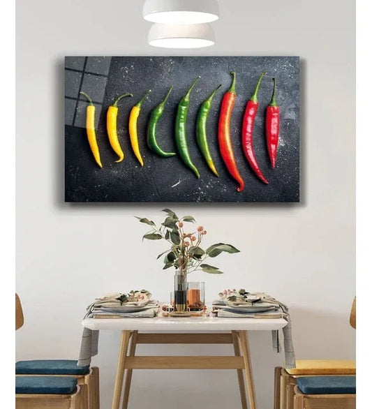 Pepper Glass Wall Art - LUXARTDECO