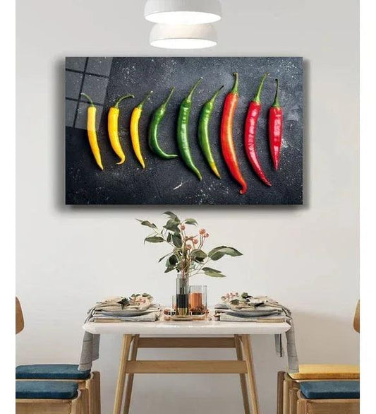 Pepper Glass Wall Art - LUXARTDECO
