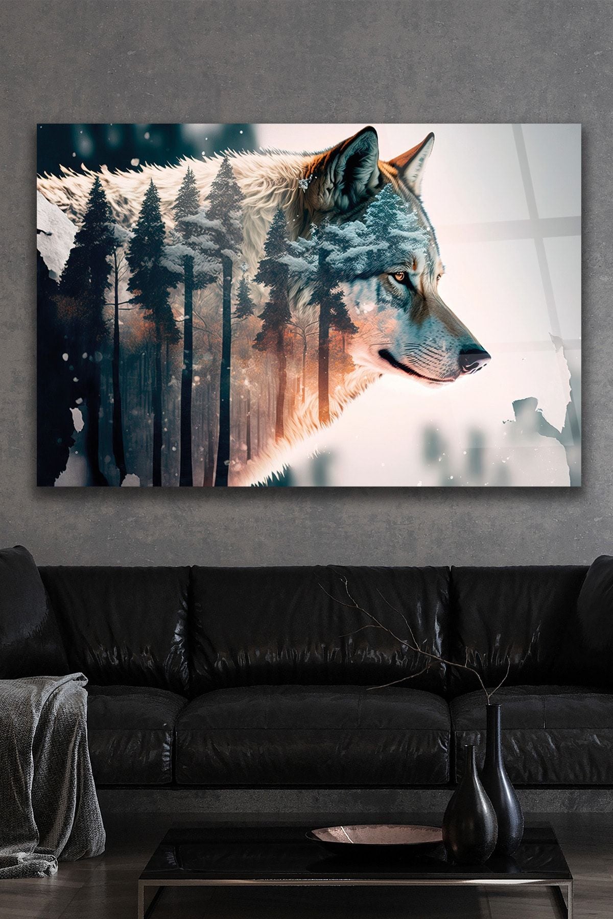 Décoration murale en verre Arbre de vie