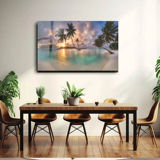 Sunset Glass Wall Art - LUXARTDECO