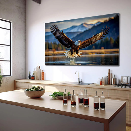 Eagle Glass Wall Art