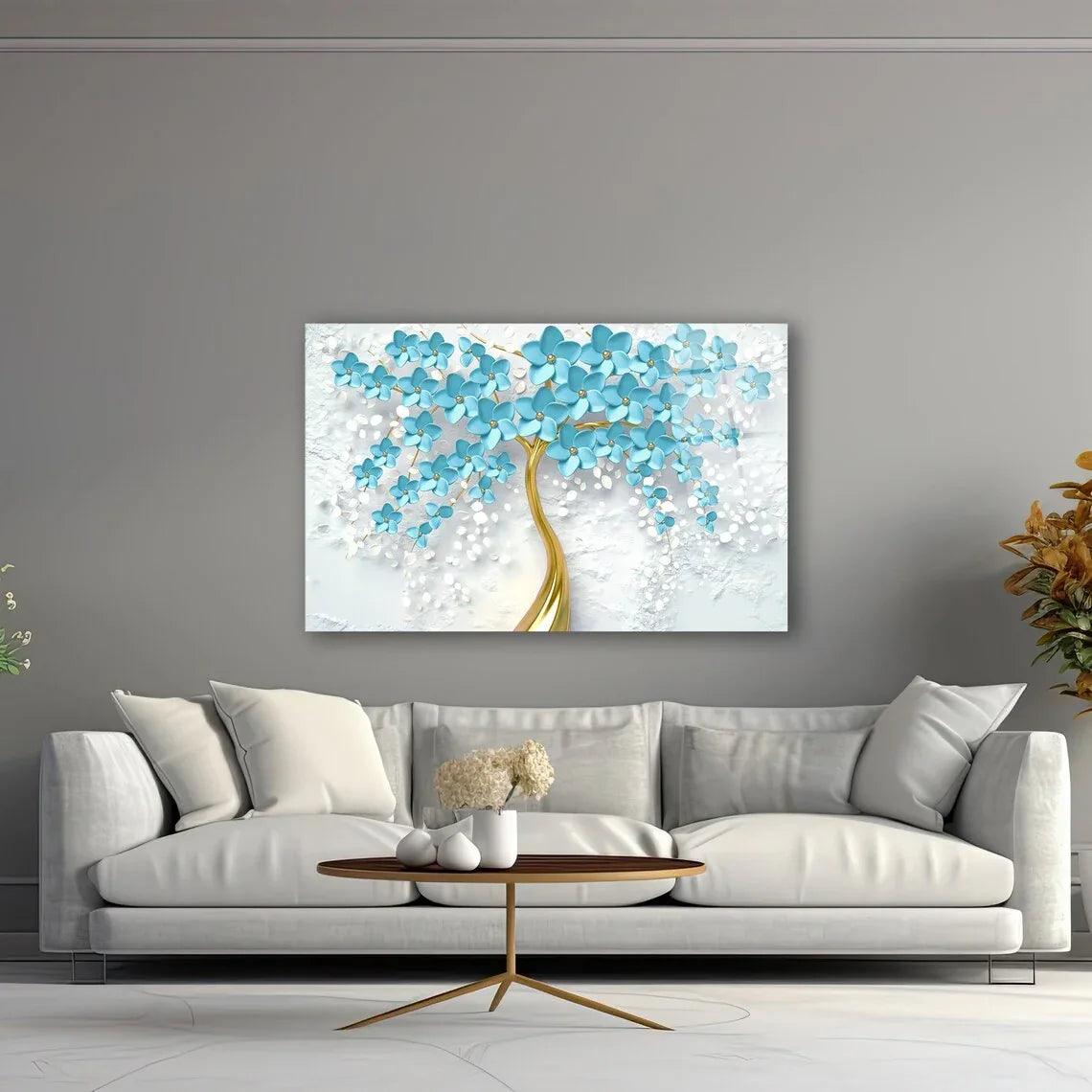 Tree of Life Glass Wall Art - LUXARTDECO